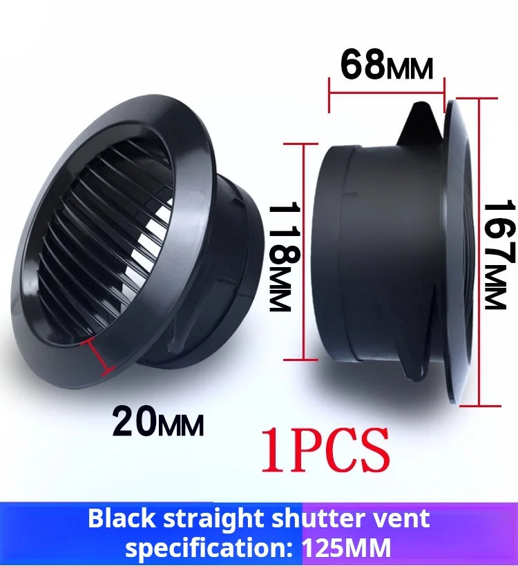 Various Shapes Air Vent Extract Valve Grille Air Circulation Vents Cover 100/150mm Round Ducting Ventilation Cover Accessories