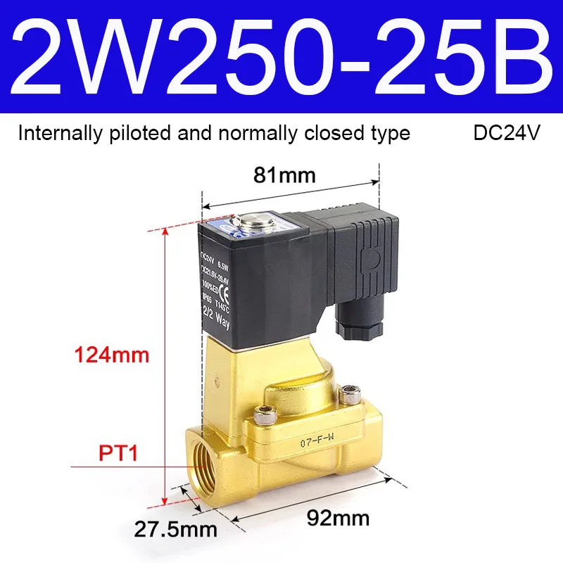 AIRTAC Original Fluid Control Valve Direct-acting Normally Closed 2W030-6/8 050-10/15 Internally Piloted 2W150-15 200-20 250-25