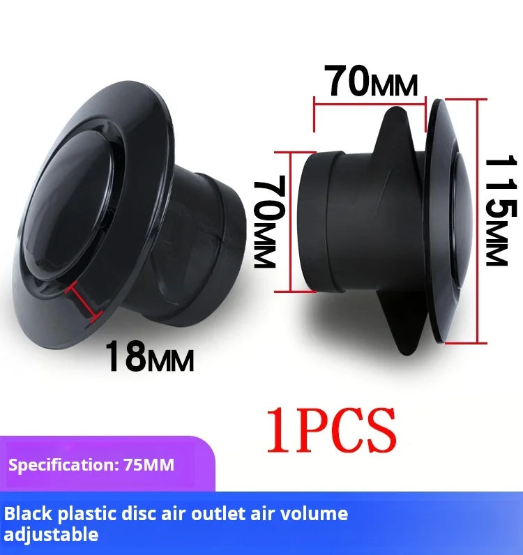 Various Shapes Air Vent Extract Valve Grille Air Circulation Vents Cover 100/150mm Round Ducting Ventilation Cover Accessories