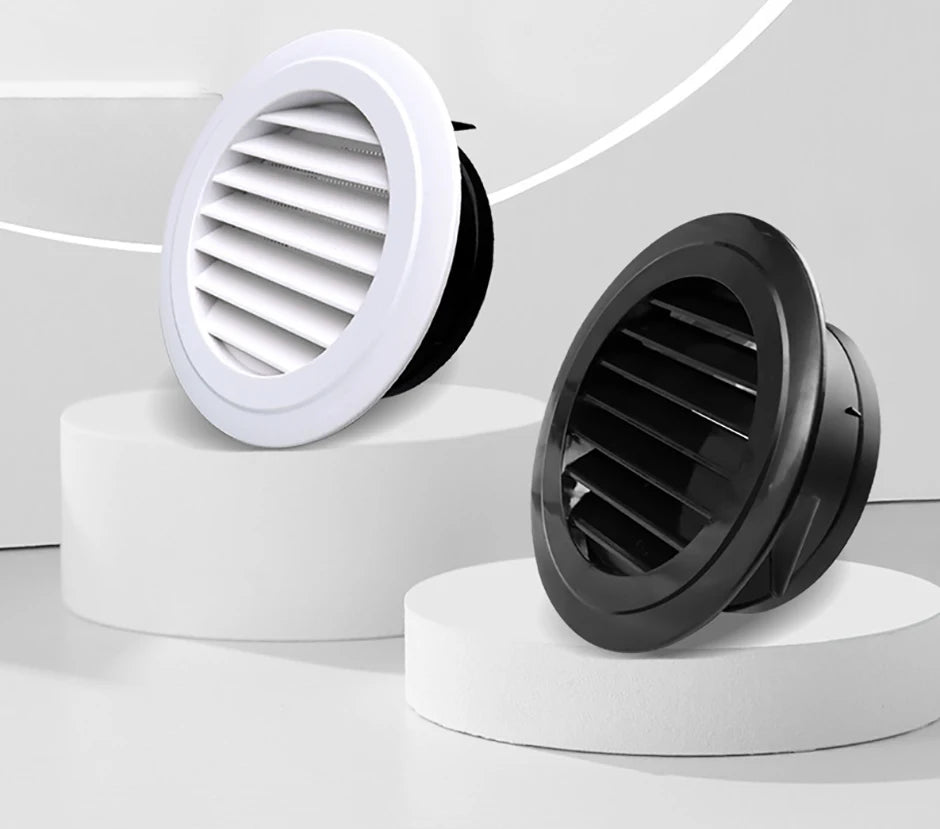 Various Shapes Air Vent Extract Valve Grille Air Circulation Vents Cover 100/150mm Round Ducting Ventilation Cover Accessories
