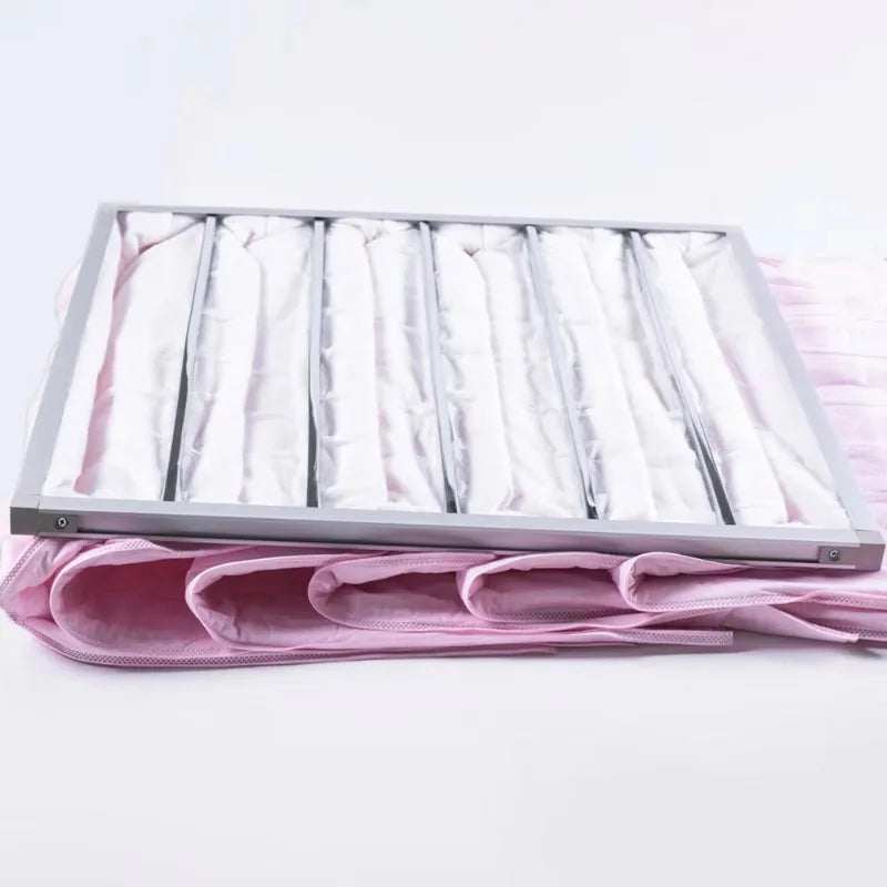 Universal F8 medium efficiency bag filter, high airflow capacity