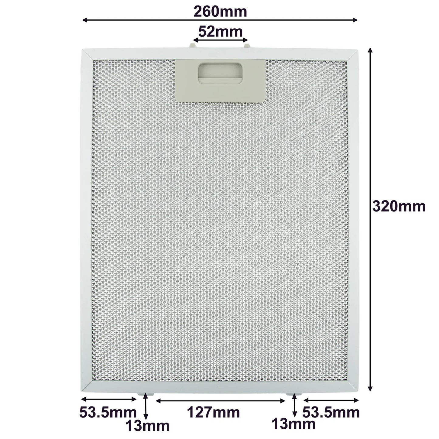 Hood Filter Cooker Hood Grease Filter Kitchen Extractor Ventilation Aluminum Aspirator Filter Mesh