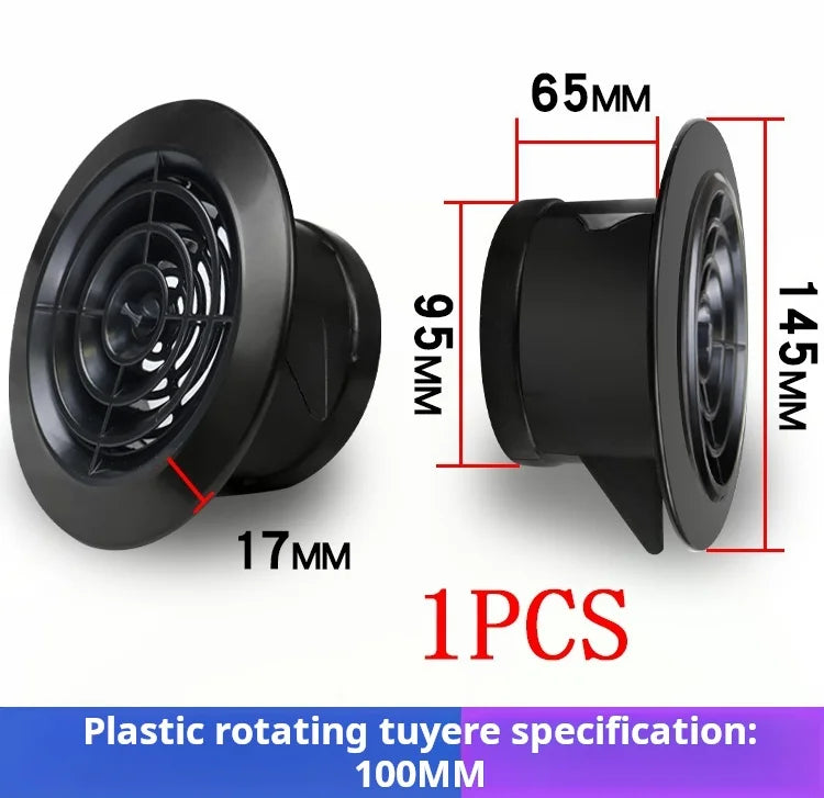 Various Shapes Air Vent Extract Valve Grille Air Circulation Vents Cover 100/150mm Round Ducting Ventilation Cover Accessories