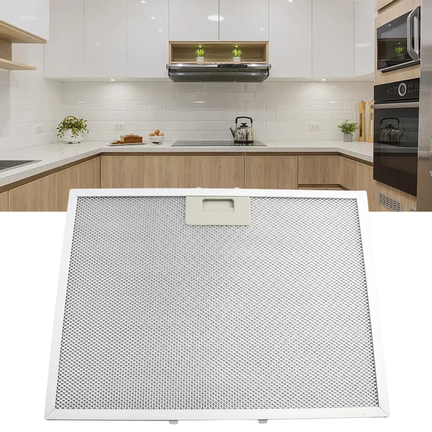 r Metal Mesh Extraction Ventilation Filter 400 X 300 X 9 Mm Range Hood Metal Grease Filter