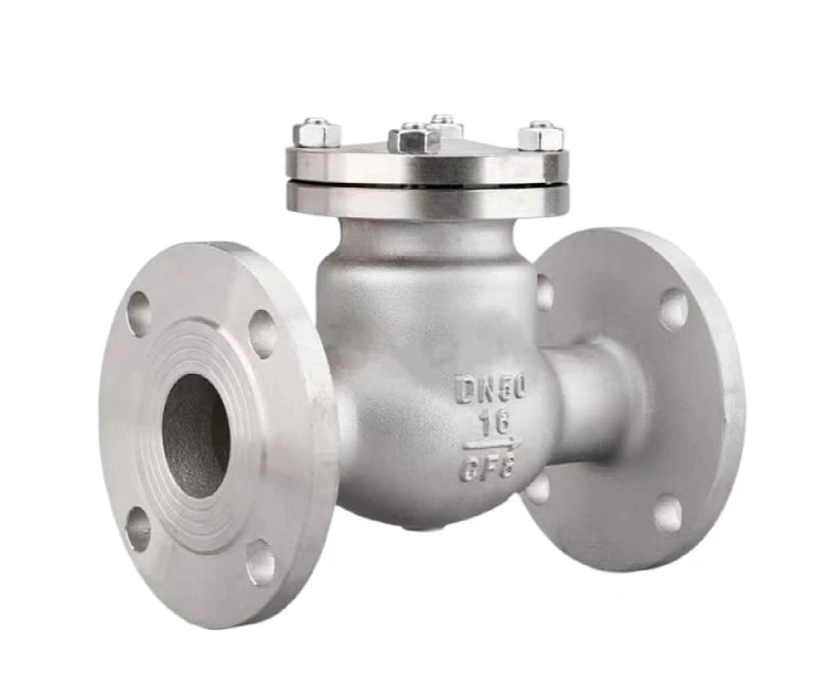 304 stainless steel flange check valve H44W-16P swing check valve check valve DN25 50 80 100