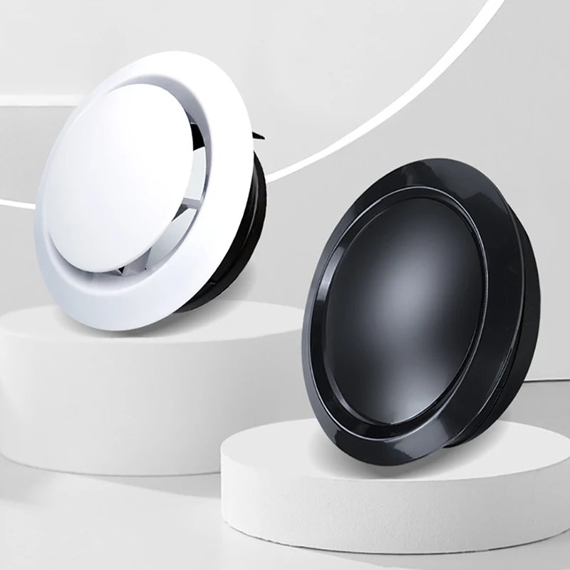 Various Shapes Air Vent Extract Valve Grille Air Circulation Vents Cover 100/150mm Round Ducting Ventilation Cover Accessories