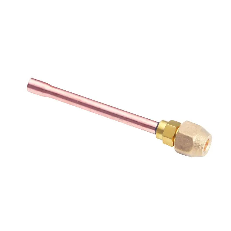Air Conditioner Copper Tube with Brass Forged SAE 1/4 3/8 1/2 3/4 fit UNF Thread Connector Nut Flare Pipe Fitting Adapeter