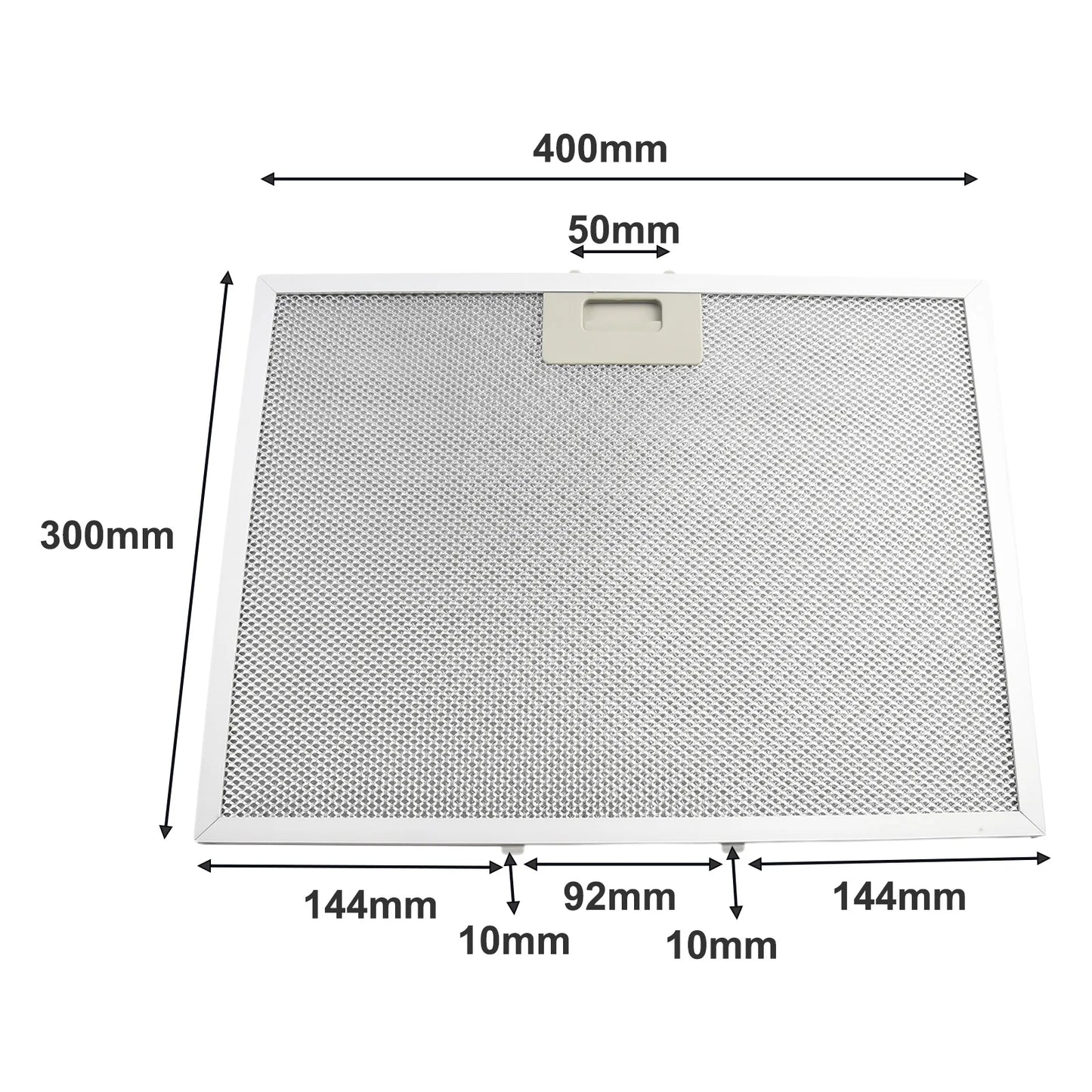 r Metal Mesh Extraction Ventilation Filter 400 X 300 X 9 Mm Range Hood Metal Grease Filter