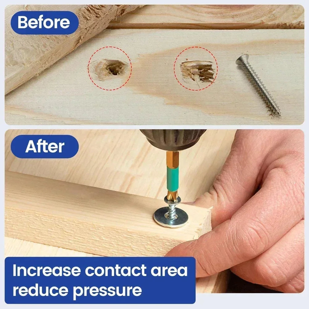 Stainless Steel Flat Washers for Ducting &amp; HVAC Installations