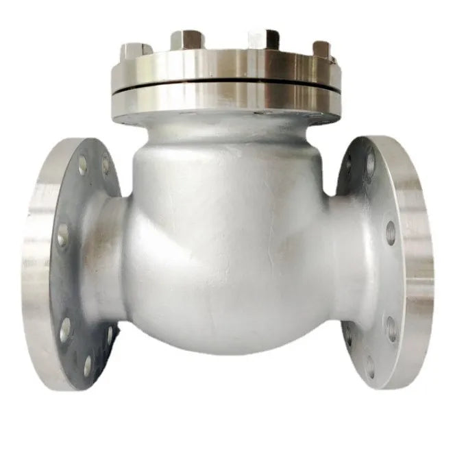 H44W stainless steel 150LBP flange swing check valve DN80 125 150