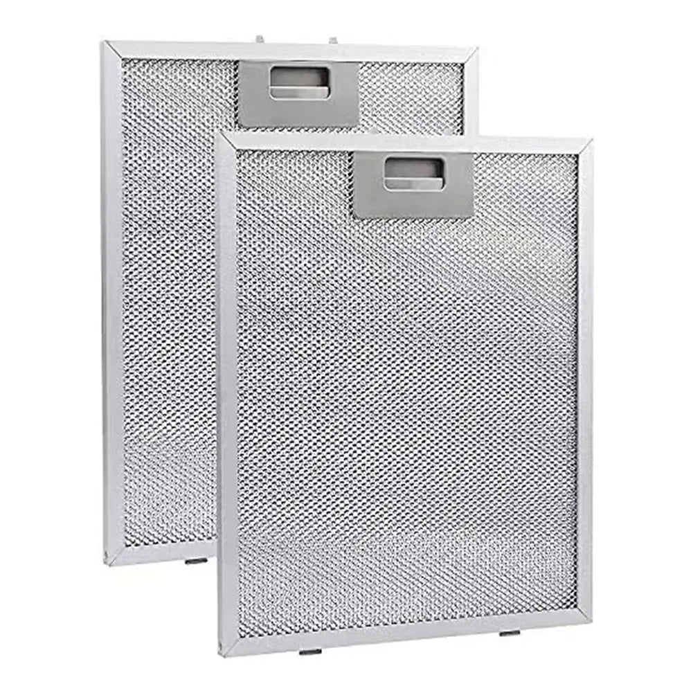Range Hood Filter Cooker Hood Grease Filter Kitchen Extractor Ventilation Aluminium Aspirator Filter Mesh 29x24cm