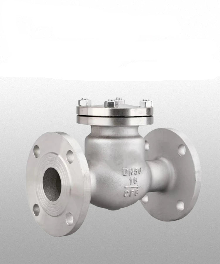 304 stainless steel flange check valve H44W-16P swing check valve check valve DN25 50 80 100