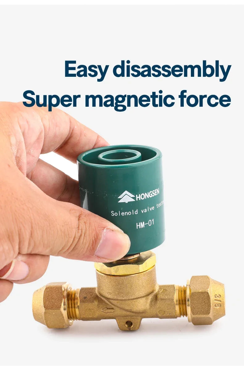 HONGSEN Cold Storage Solenoid Valve Opening Valve Solenoid Coil Magnetic Controller Emergency Strong Magnetic Universal Switch