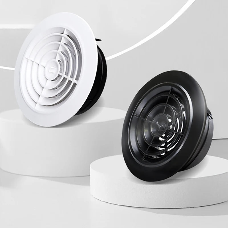Various Shapes Air Vent Extract Valve Grille Air Circulation Vents Cover 100/150mm Round Ducting Ventilation Cover Accessories