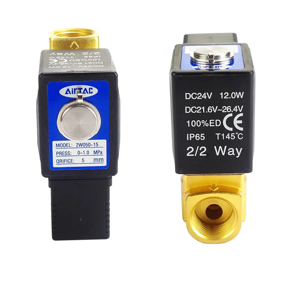 AIRTAC Original Fluid Control Valve Direct-acting Normally Closed 2W030-6/8 050-10/15 Internally Piloted 2W150-15 200-20 250-25