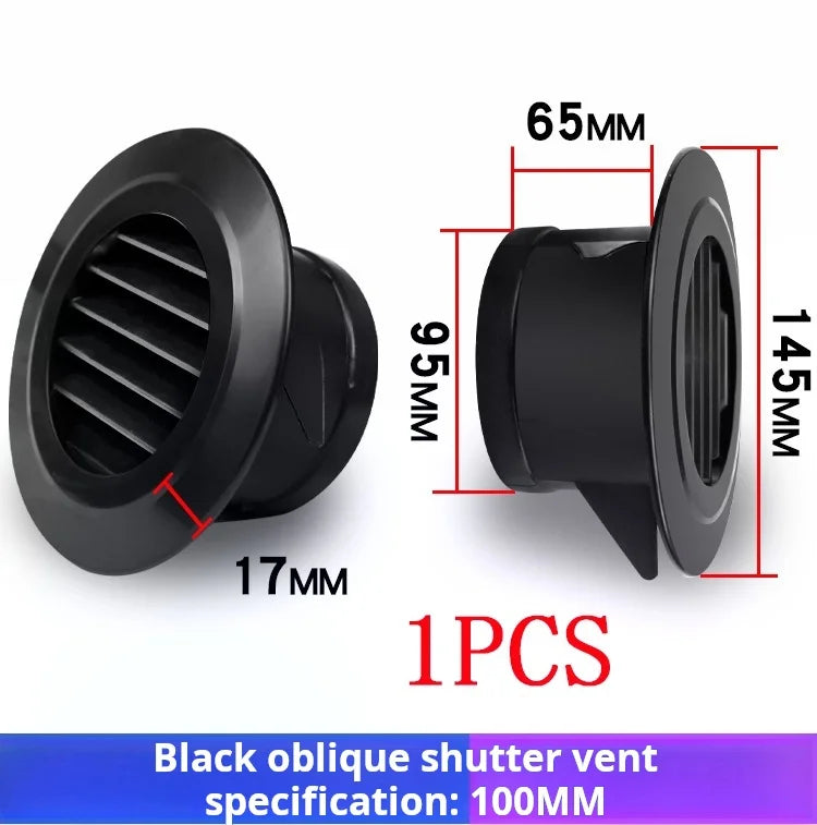 Various Shapes Air Vent Extract Valve Grille Air Circulation Vents Cover 100/150mm Round Ducting Ventilation Cover Accessories