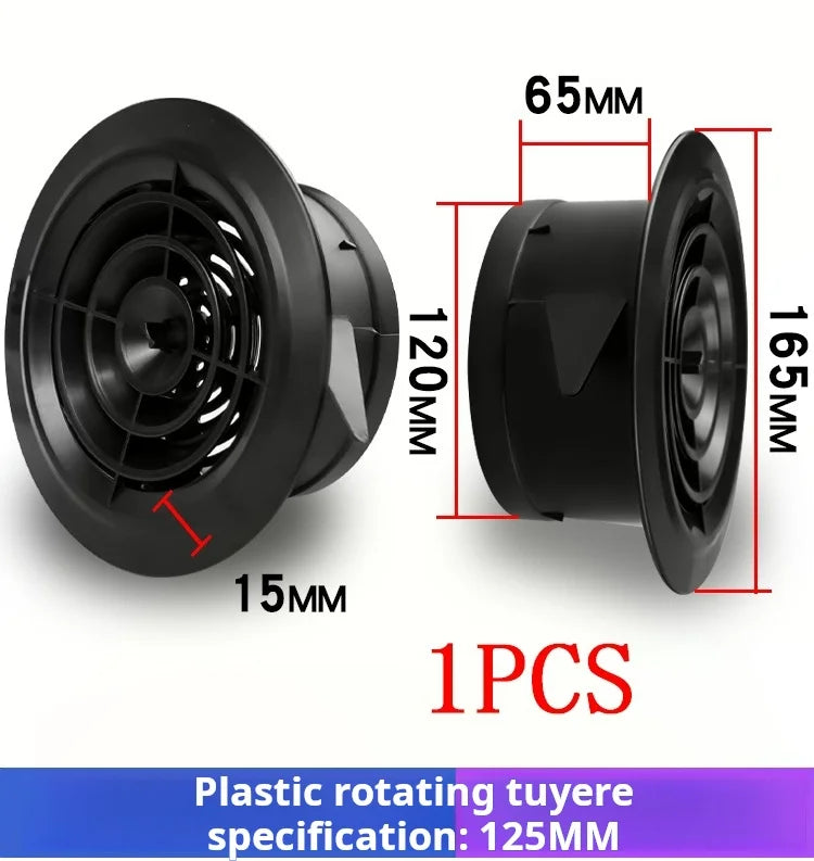 Various Shapes Air Vent Extract Valve Grille Air Circulation Vents Cover 100/150mm Round Ducting Ventilation Cover Accessories