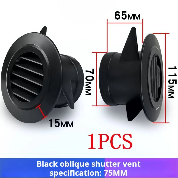 Various Shapes Air Vent Extract Valve Grille Air Circulation Vents Cover 100/150mm Round Ducting Ventilation Cover Accessories