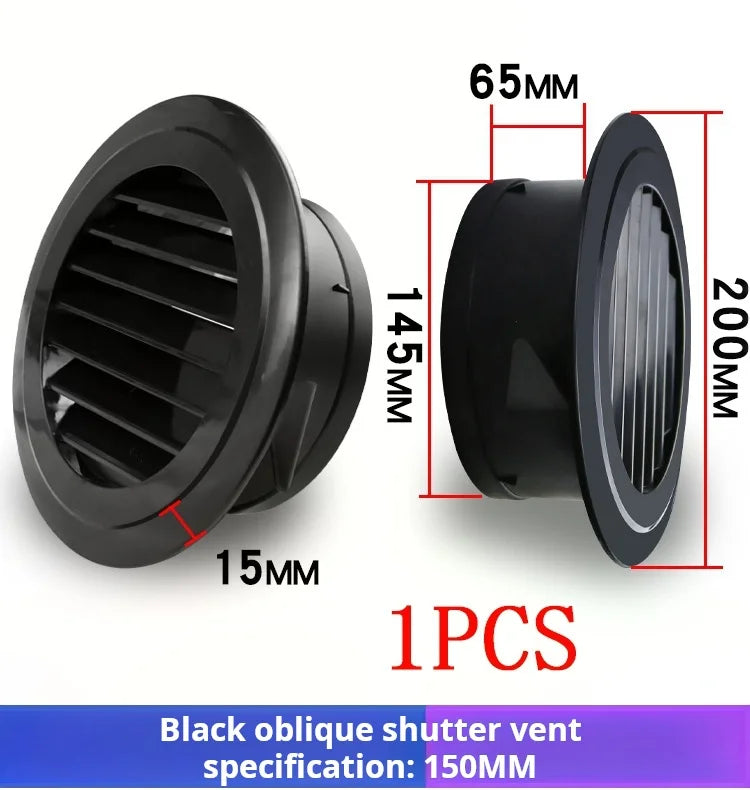 Various Shapes Air Vent Extract Valve Grille Air Circulation Vents Cover 100/150mm Round Ducting Ventilation Cover Accessories