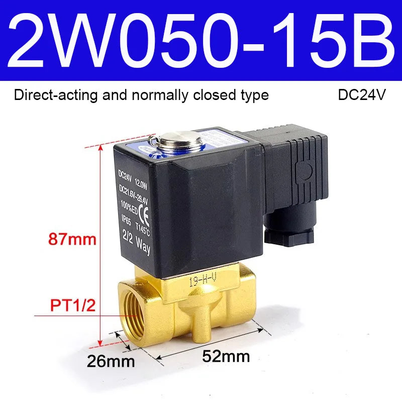 AIRTAC Original Fluid Control Valve Direct-acting Normally Closed 2W030-6/8 050-10/15 Internally Piloted 2W150-15 200-20 250-25