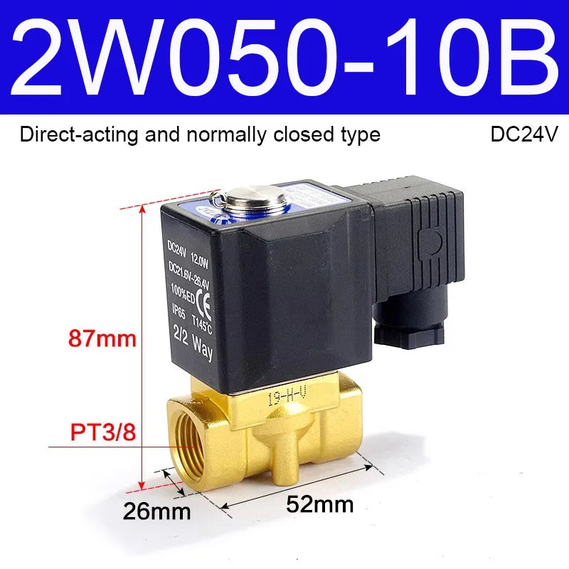 AIRTAC Original Fluid Control Valve Direct-acting Normally Closed 2W030-6/8 050-10/15 Internally Piloted 2W150-15 200-20 250-25