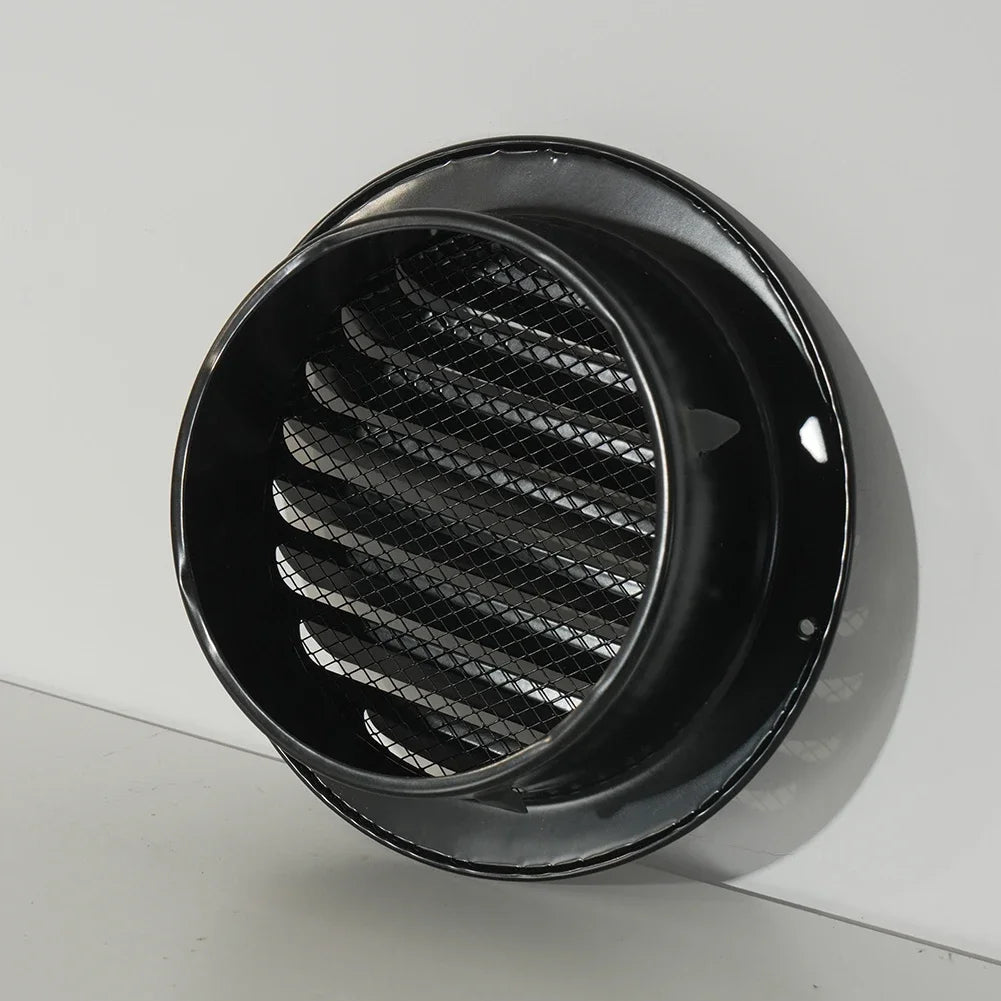 Stainless steel 70-200mm Exterior wall air outlet vent grille round duct cap air ventilation cover hole plug ventilation system