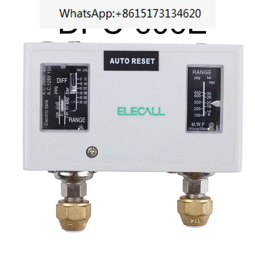 ELECALL Automatic Pressure Controller Switch Digital Air Water Pump Compressor Pressure Controller