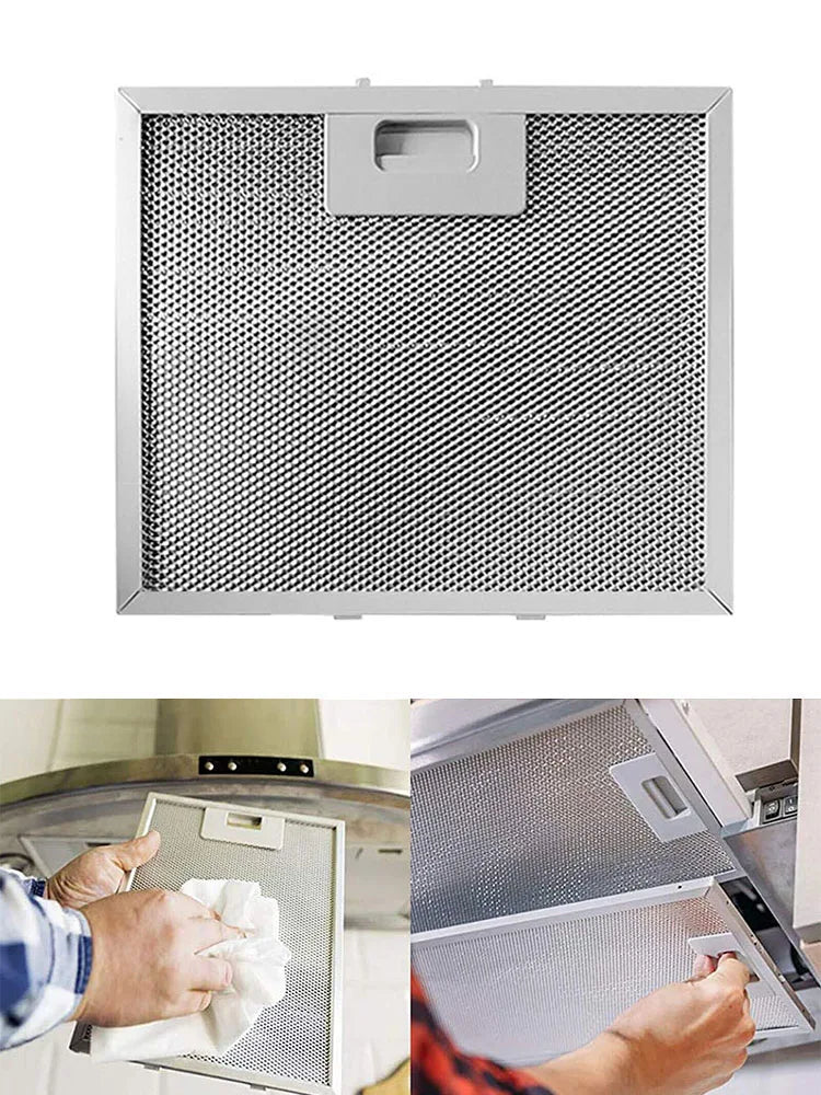 r Metal Mesh Extraction Ventilation Filter 400 X 300 X 9 Mm Range Hood Metal Grease Filter