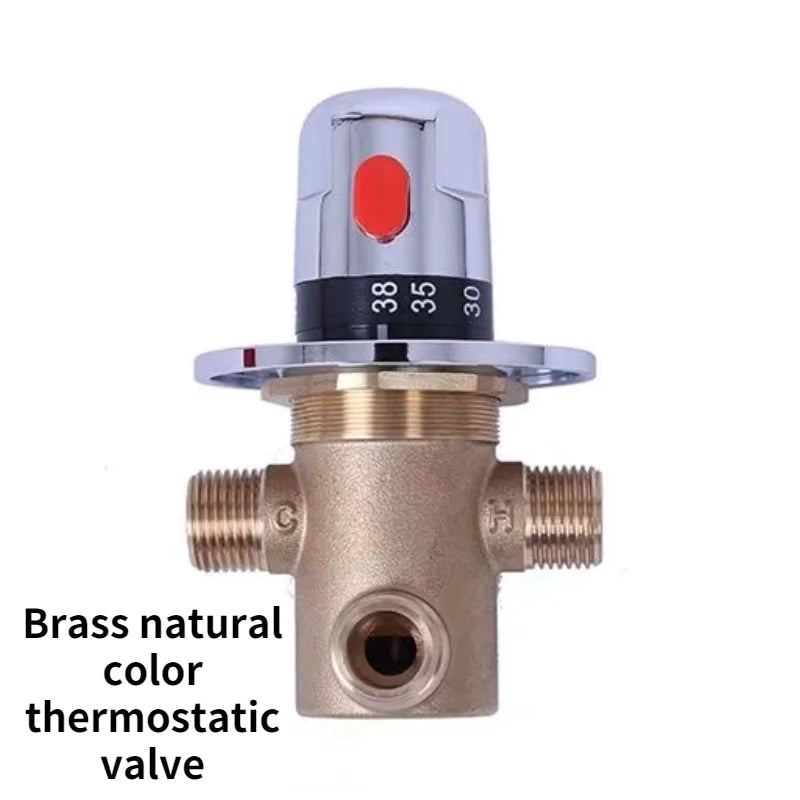 Thermostatic Shower Faucet for Shower Room Control with Intelligent Temperature Control and Hidden Valve Gear Accessories