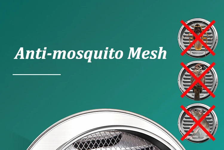 Stainless Steel Ducting Ventilation Exhaust Grille Cover for Wall Ceiling Anti-bird And Rat Prevent Air Vent Heating Cooling Cap