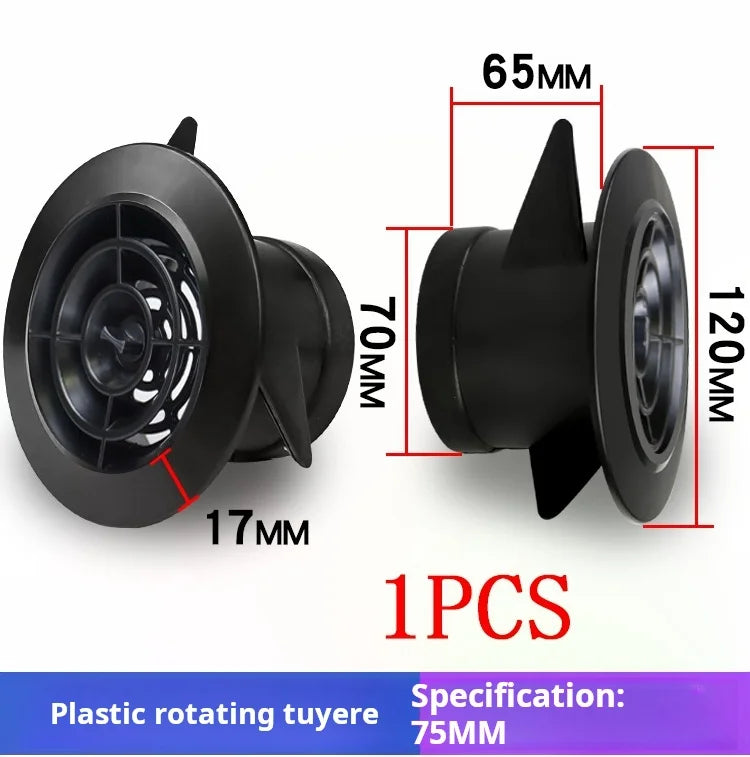 Various Shapes Air Vent Extract Valve Grille Air Circulation Vents Cover 100/150mm Round Ducting Ventilation Cover Accessories