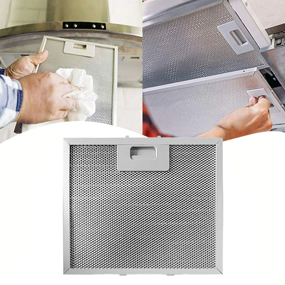 r Metal Mesh Extraction Ventilation Filter 400 X 300 X 9 Mm Range Hood Metal Grease Filter
