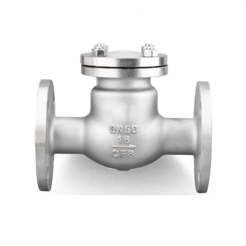 304 stainless steel flange check valve H44W-16P swing check valve check valve DN25 50 80 100