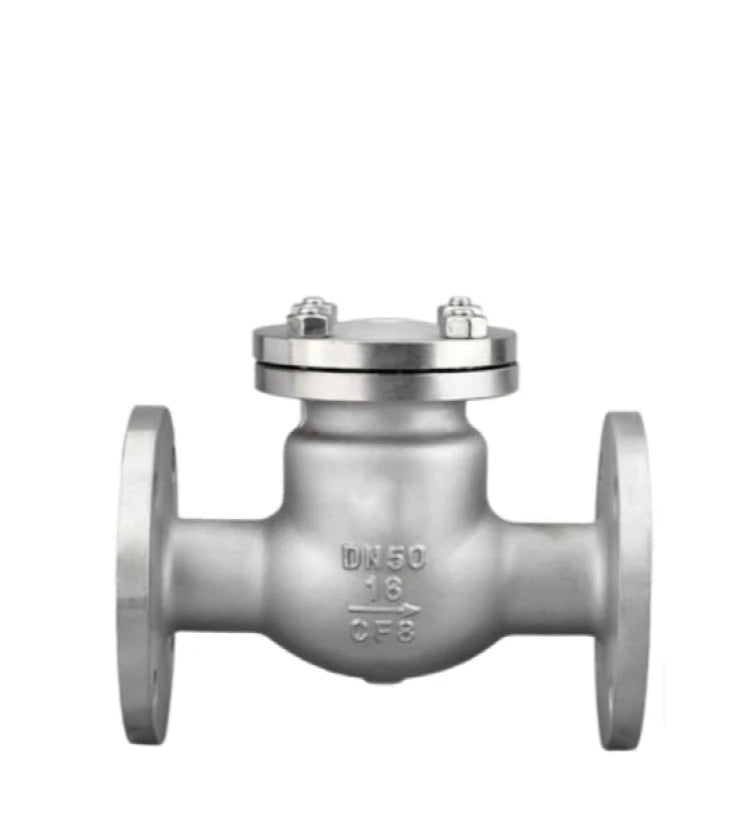 304 stainless steel flange check valve H44W-16P swing check valve check valve DN25 50 80 100