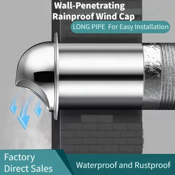 4-Inch Stainless Steel Wall Ventilation