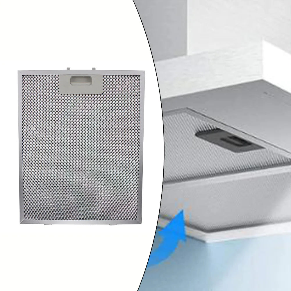 Range Hood Filter Cooker Hood Grease Filter Kitchen Extractor Ventilation Aluminium Aspirator Filter Mesh 29x24cm