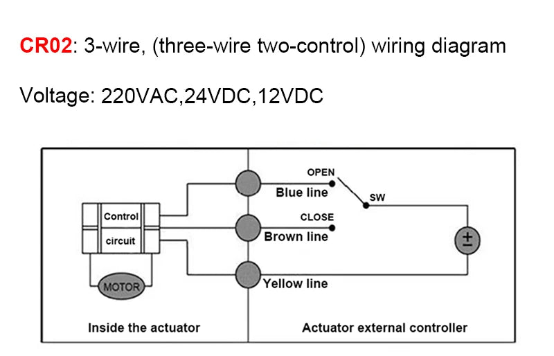 Motorized Ball Valve 2-Wire/3-Wire Waterproof IP65 Two-Way/Three-Way Electric Water Valves Female Thread 12V 24V 220V DN15-DN50