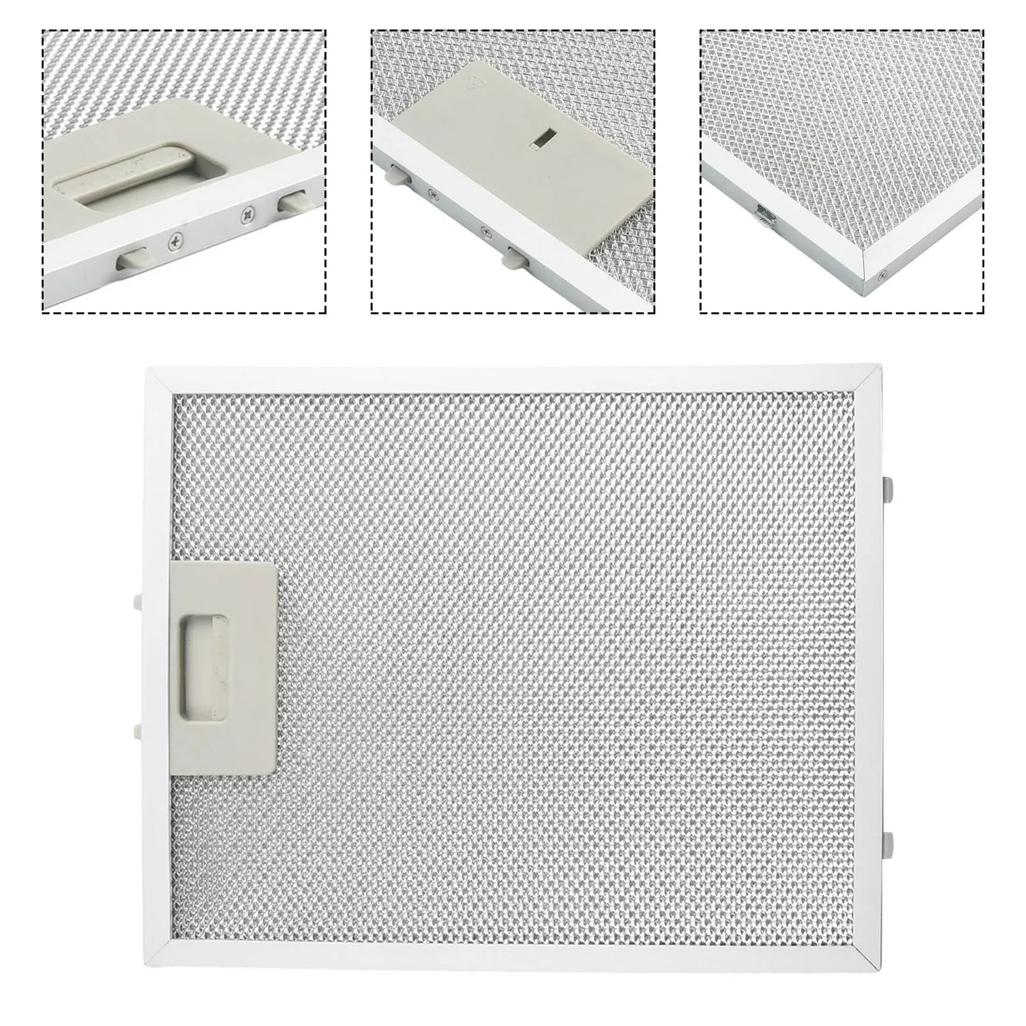Range Hood Filter Cooker Hood Grease Filter Kitchen Extractor Ventilation Aluminium Aspirator Filter Mesh 29x24cm