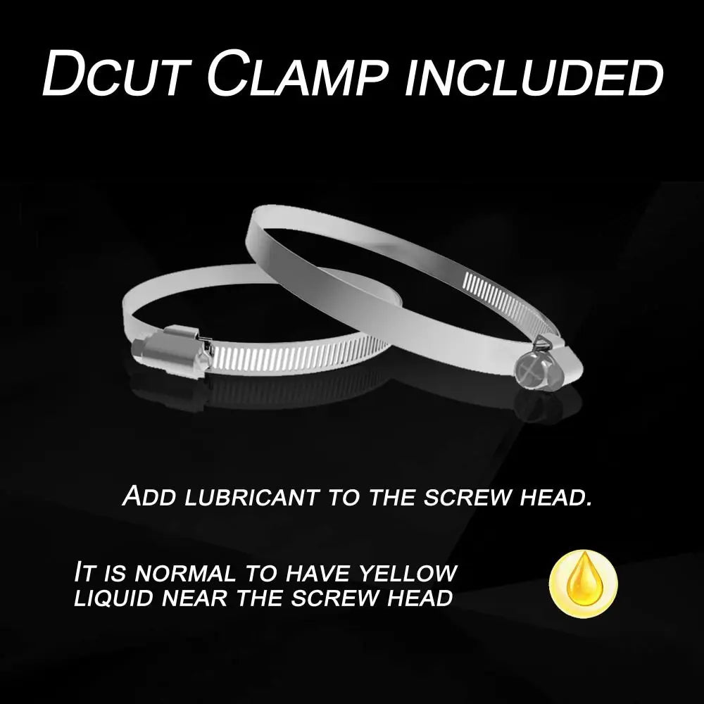 4 inch Dryer Vent Hose Gray with 2 Stainless Steel Clamp Air Ducting Heavy-Duty 6 Layer Protection Exhaust Pipe Ventilation