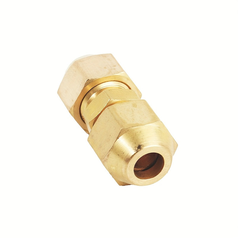 Heavy-Duty Pure Copper Three-Way Connector - Threaded Flare Adapter for AC/Refrigeration Systems, Industrial Plumbing - Compatible with British Standard Pipes - Durable HVAC Construction, Refrigeration System Fittings, Precis
